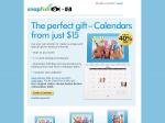Photo Calendars from $15 from SnapFish - The Perfect Christmas Gift
