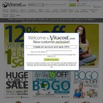 Vitacost 12% off Storewide for 24 Hrs Only ($9.99 Post/up to 3.4lb) + 4% Cashback Via Ebates