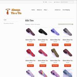 Set of 4 x Silk Ties for $26 Plus Free Shipping @ Always Tie A Tie