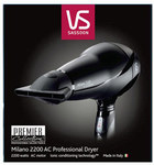 VS Sassoon Milano 2200 AC Professional Dryer $79.96 Was $99.95 @ Priceline
