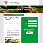 Win a Trip for 2 to New Zealand (Valued over $4,000) from Momentum Energy