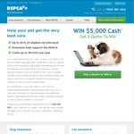 Win $5000 Cash with RSPCA Pet Insurance
