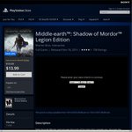 [US PlayStation Plus] Shadow of Mordor Legion Edition PS3 A $16 (Previously A $27)