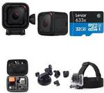 GoPro Hero4 Session+Lexar 32GB+Headstrap+Carrying Case+Suction Mount $AU352.64 Shipped Amazon