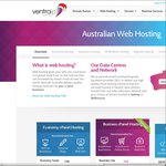 [VentraIP] Business Lite Web Hosting Plan $1 for The First Month ($14.95 Thereafter) + FREE FRISBEE