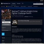 FREE: Batman™: Arkham Knight Crime Fighter Challenge Pack 6 @ PSN Store