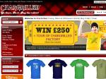 15% off Chargrilled t-shirts plus a 'win 250 UKpounds and a tour of the factory' competition