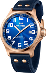 TW Steel Pilot Collection 48mm TW405 Watch - Blue/Rose Gold $143.20 @ Catch of The Day