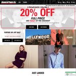 20% off Full Priced Items @ General Pants Online