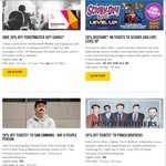 20% off Ticketmaster Gift Cards @ Optus Perks
