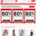 80% off Everything - Includes Womens, Mens and Kids Apparel and Homewares @ Last Stop Shop