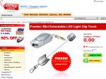 【Sold Out】Freebie: Mini Extendable LED Light Clip Torch, Pickup for Free, $0.00.