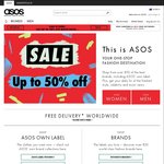 ASOS Sale: Tops from $5, Skirts $8, Dresses $10, Shoes $11, Denim $13, Jackets $20 (Free Shipping with $40 Spend & Free Returns)