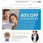 40% off Store Wide @ Jeanswest
