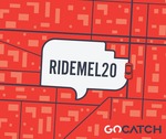 $20 off Your First Rideshare | $5 Credit for Every Rideshare @ goCatch (New Customers, Melbourne)