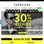 30% off Everything Online Only at Tarocash until Midnight Tonight. Get Free Shipping on Orders over $85 or Use Click and Collect