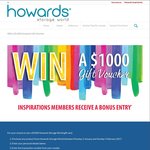 Win a $1,000 Howards Storage World Gift Card [With Purchase]
