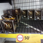 Magnum Espresso Ice Cream 4 pack 50c (Coles, Darwin City)