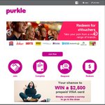 Win a $2,500 Prepaid VISA Card with Purkle