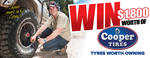 Win a Set of Cooper Tyres Worth $1,800 from Express Publications