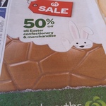 50% off All Easter Confectionery & Merchandise @ Woolworths