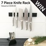 Win a Furi Pro Magnetic Wall Rack 7-Piece Knife Set Worth $549 from Furi