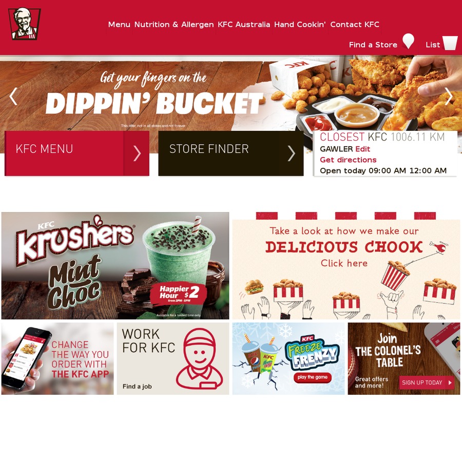 Mint Choc Krusher $2 [2pm-5pm Daily or App] @ KFC - OzBargain