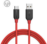BlitzWolf AmpCore BW-TC5 3A USB Type-C Braided Charging Data Cable 1m with Magic Tape Strap - US $3.59 (~AU $4.64) @ Banggood
