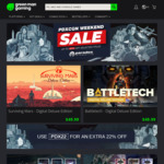 PDXCON Sale @ Green Man Gaming - up to 80% off Selected Titles