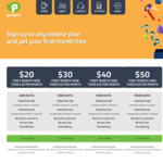 First Month Free | All Mobile Plans | No Lock-in Contract @ Pennytel - Ongoing Plans from $20/Month