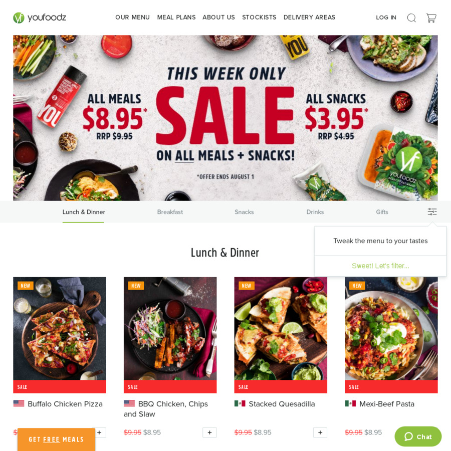 Youfoodz $8.95 Meals - Winter Sale - OzBargain