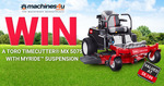 Win a ToroTimeCutter Mower from Machines4u (excluding SA/NT)