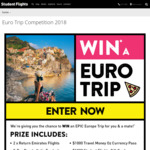 Win a Holiday in Europe for 2 Worth Up to $11,098 from Flight Centre [Age 18-39][Except NT/TAS]
