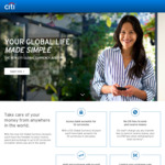 Citi Global Currency Account $0 Per Month Local or International Plus 10 Currencies in 1 Account