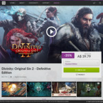 [PC, GOG] Divinity: Original Sin 2 - Definitive Edition AU $39.79 @ GOG.com Black Friday Sale