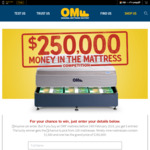 Win a Chance to Play for Cash (99 Envelopes with $2,500, 1 Envelope with $250,000) from OMF [NSW, QLD, ACT, VIC]