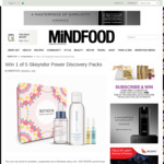Win 1 of 5 Skeyndor Power Discovery Packs Worth $89 from MiNDFOOD
