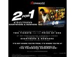 2 for 1 voucher for "Everywhere & Nowhere" Movie for Cineworld Cinemas