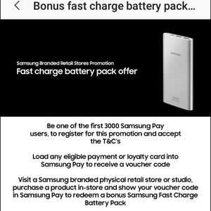 samsung pay promo code new user