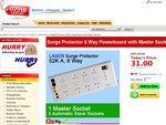 Surge Protector 8 Way Power board with Master Socket / Now Only $32 incl postage!