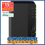 [eBay Plus] 2 Bay Synology DS218+ 2GB DiskStation Gigabit NAS Unit $381.65 Delivered @ Computer Alliance eBay