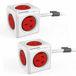 2-Pack Allocacoc PowerCube 5 Sockets 1.5m Extension $21.25 + $8.95 Delivery (Free with eBay Plus) @ 247deals eBay