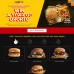 Win $1,200 Worth of Flame Rewards Credits from Oporto