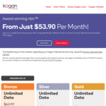 Kogan Bronze (25/5) NBN25 BYO Modem Unlimited Data $53.90 Per Month for First 6 Months