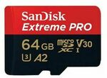 [eBay Plus] SanDisk Extreme Pro microSDXC UHS-I U3 V30 A2 170MB/s - 64GB $24.77, 128GB $48.31 Delivered @ Flashforwardtech eBay