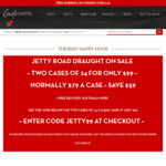 2x Jetty Road Draught 24pk $99 + Free Shipping @ Craft Cartel