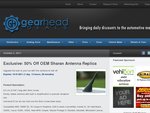 OEM Sharan Antenna Replica / Gear Head Deals 50% Off (USD15.00) - Parts4Euro Free Shipping