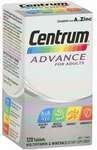 ½ Price Centrum Multivitamin @ Woolworths - Advance/Advance 50+ 120pk ($11.50) + for Men/Women 60pk ($10) - Other Vitamins Too
