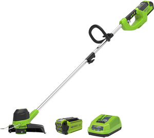 Greenworks 40v Li-ion Cordless Garden String Trimmer Kit (including 2ah 