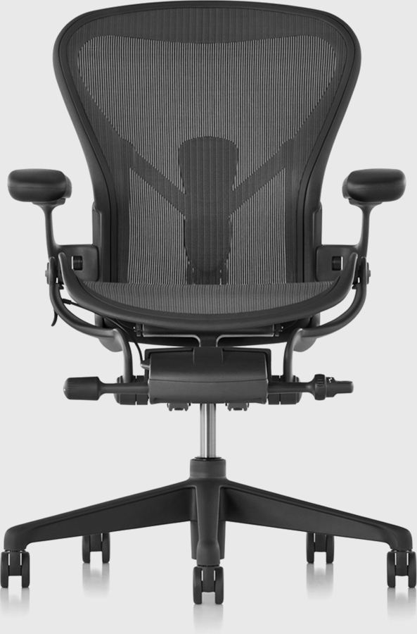 Herman Miller Aeron Chair Remastered Graphite Size B 1602 10 Off